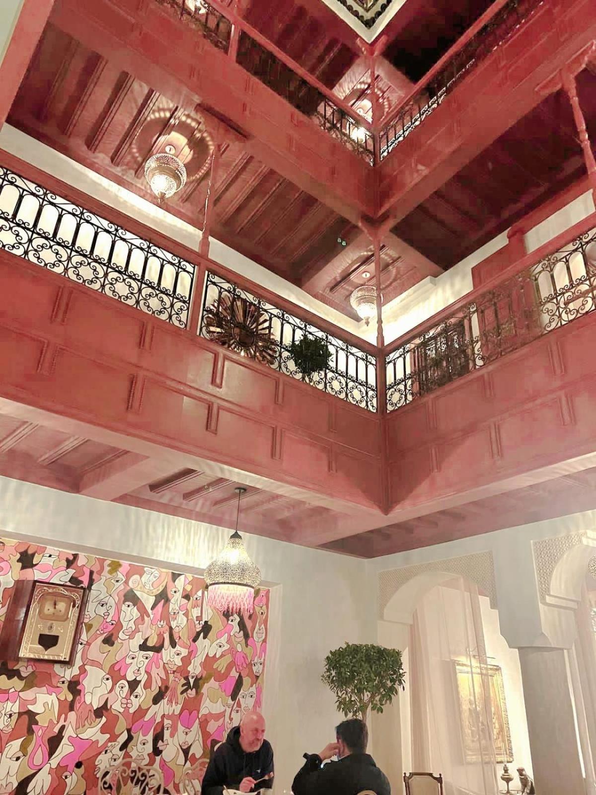 マラケシュ Le Singe Rose Bed & Breakfast エクステリア 写真